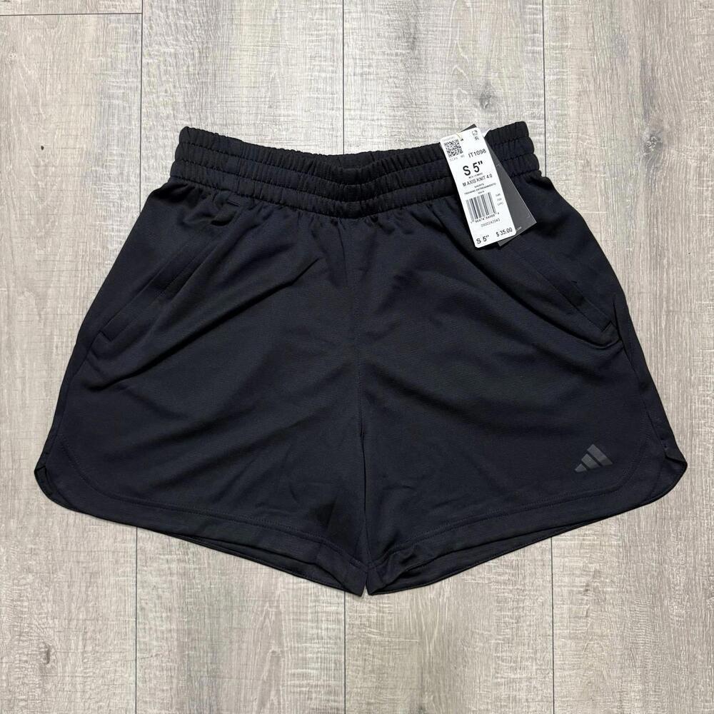 Adidas Axis Knit 5”‎ Woven Shorts Zip Pockets IT1098 Breathable Size Small Men